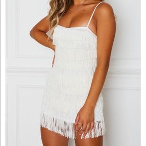 Finest Hour Mini Dress Off White